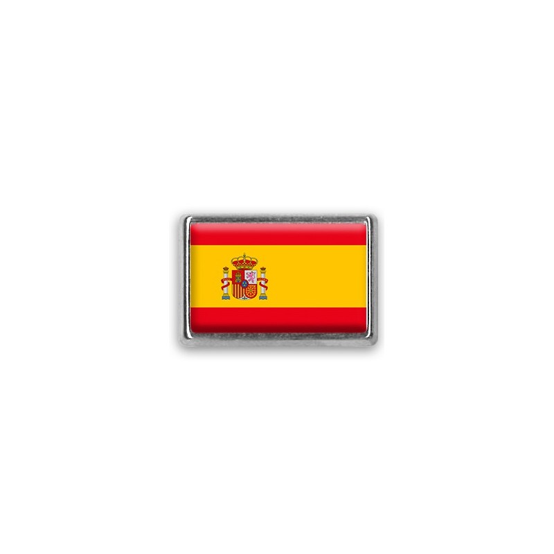 Pins Chrome Drapeau D Espagne