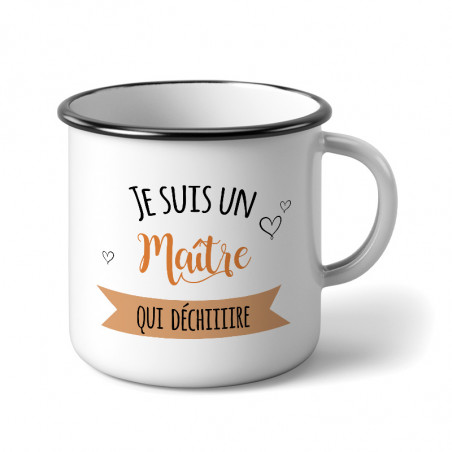 Mug : Je suis un maître qui déchire (orange)