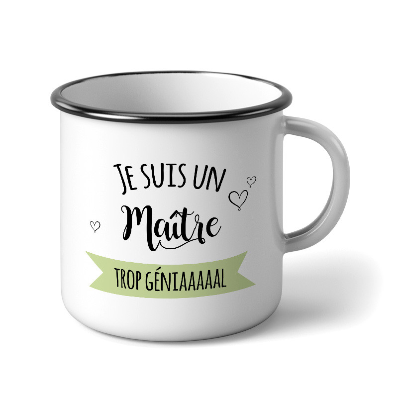 Mug : Je suis un maître trop génial (vert)