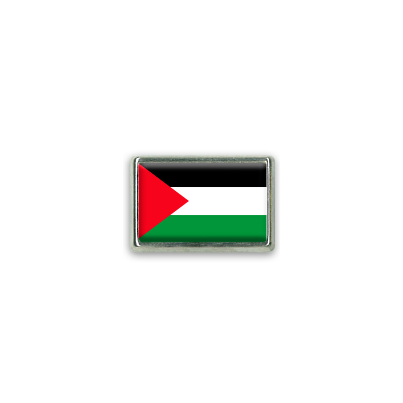 Pins rectangle : Drapeau Palestine