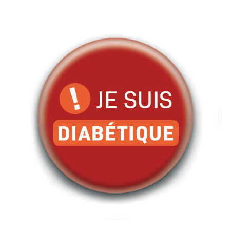 Badge : Je suis diabétique