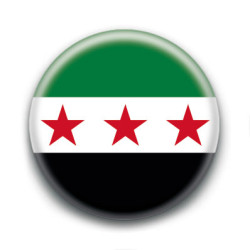 Badge : Drapeau de la révolution syrienne