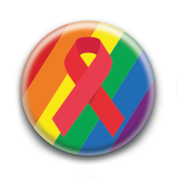 Badge : Lutte contre le sida LGBTQIA+