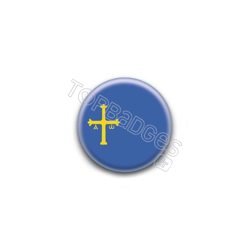 Badge Drapeau Asturies