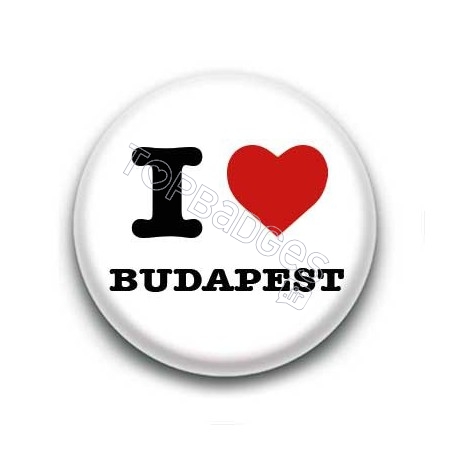 Badge I Love Budapest