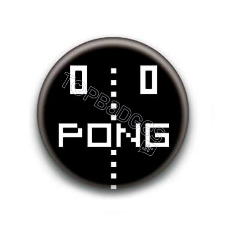 Badge Jeu Pong 