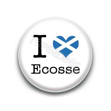 Badge I Love Ecosse