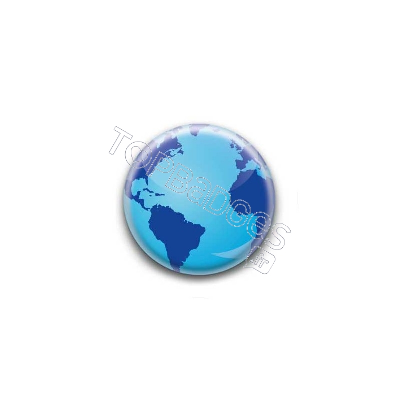 Badge Globe 2