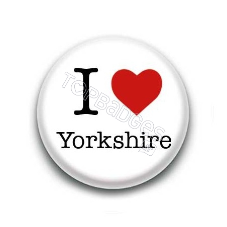 Badge I Love Yorkshire