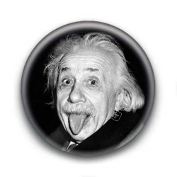 Badge : Scientifique Albert Einstein