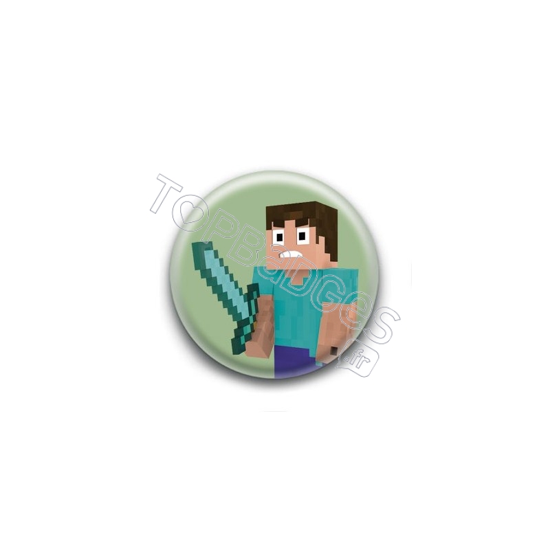 Badge Steve Minecraft