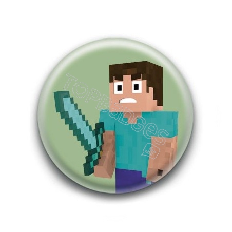 Badge Steve Minecraft