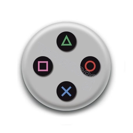 Badge Boutons Playstation