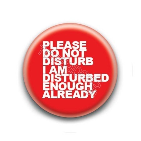 Badge Please do not disturb