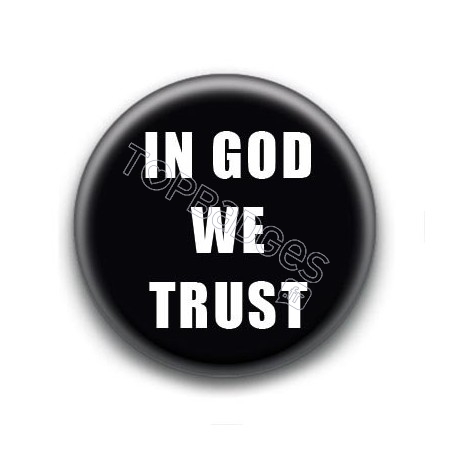 Badge In God We Trust