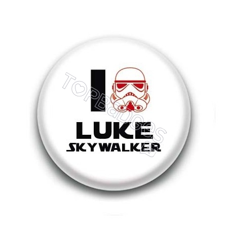 Badge I Love Luke Skywalker