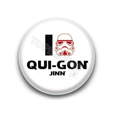 Badge I Love Qui-Gon Jinn