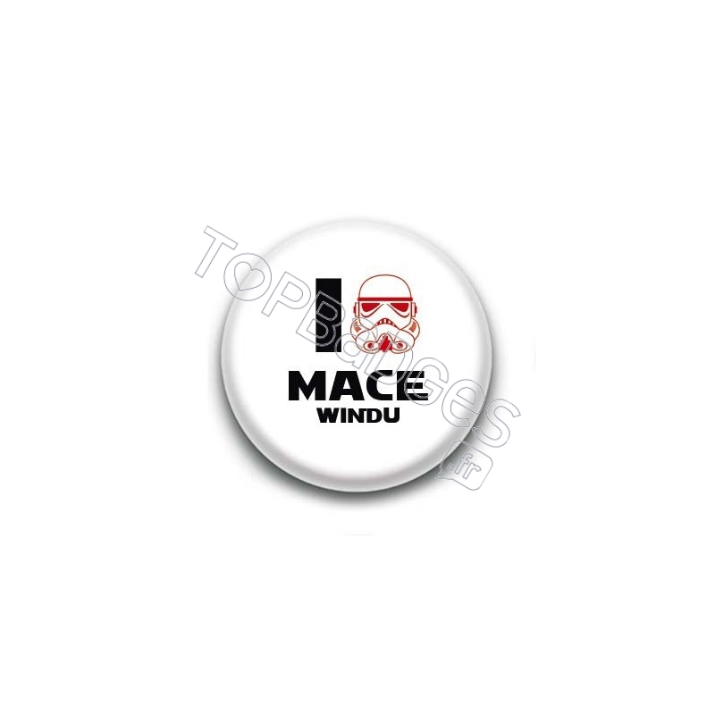 Badge I Love Mace Windu