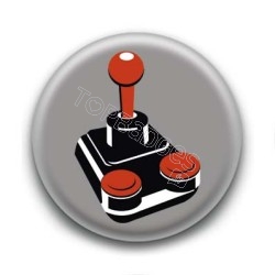 Badge Joystick Jeux