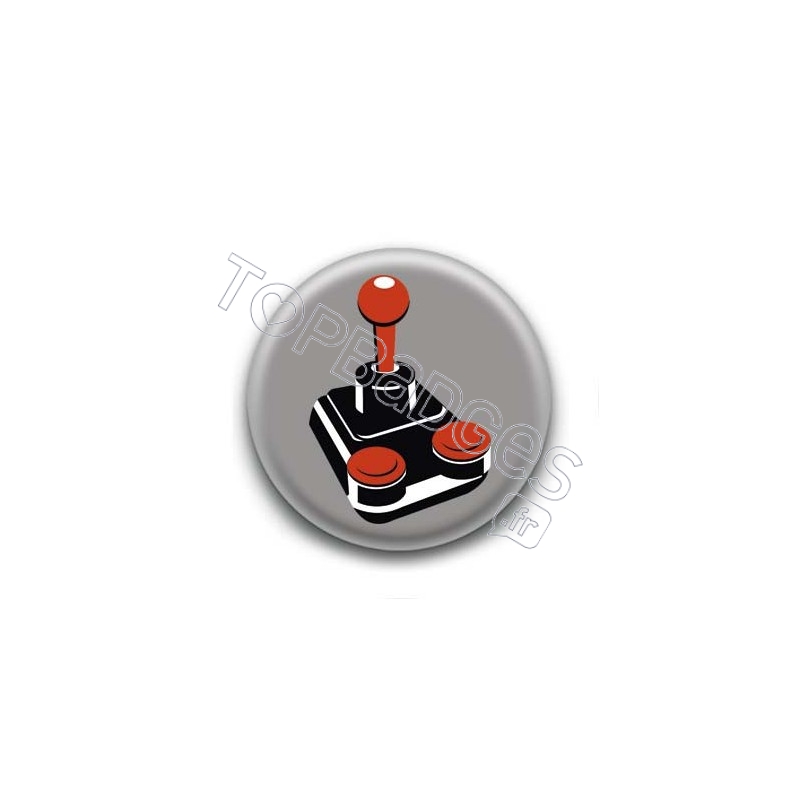 Badge Joystick Jeux