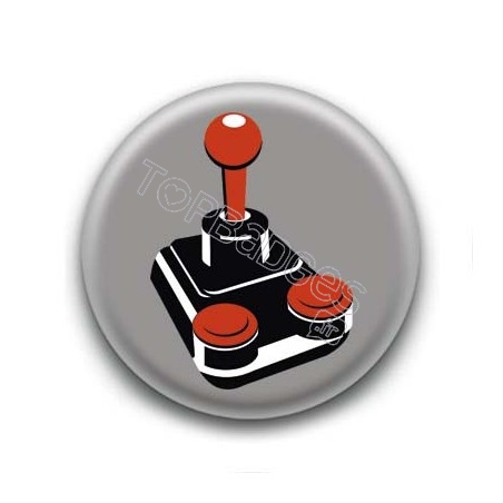 Badge Joystick Jeux