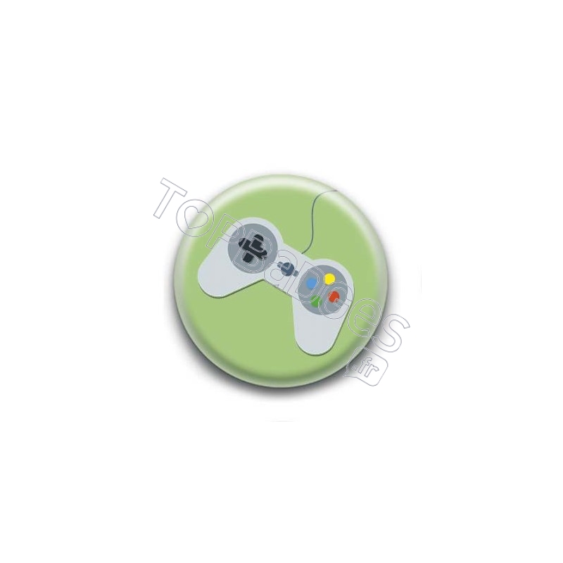 Badge Manette Playstation