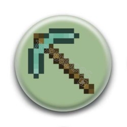 Badge Pioche Minecraft