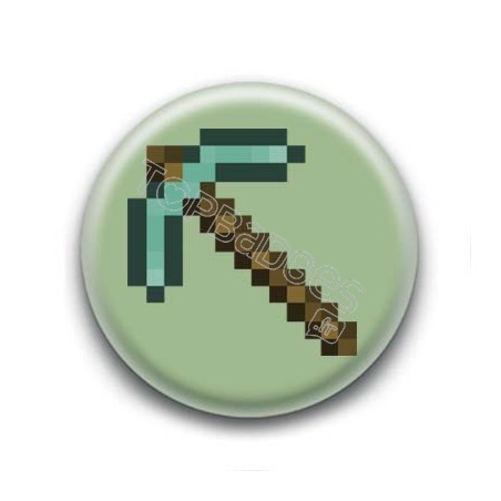 Badge Pioche Minecraft