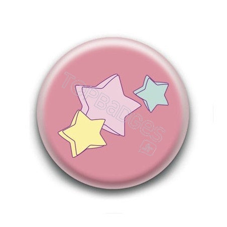 Badge Pâles Etoiles