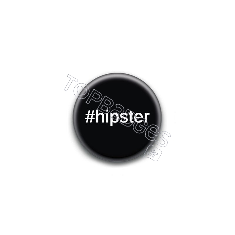 Badge Hashtag Hipster