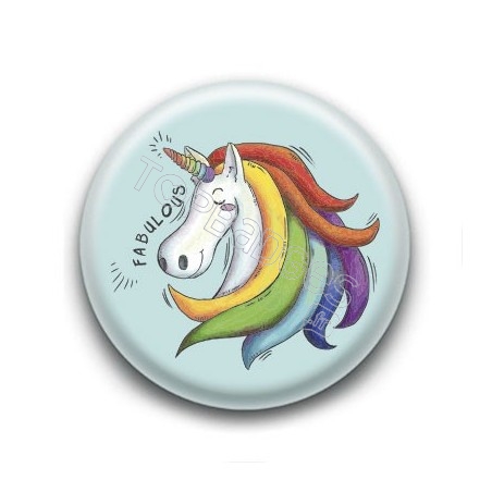 Badge Fabulous Unicorn