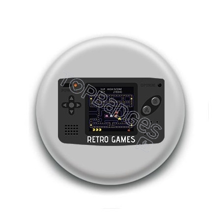 Badge Console Retro Games