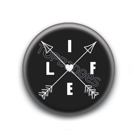 Badge Life Flèches