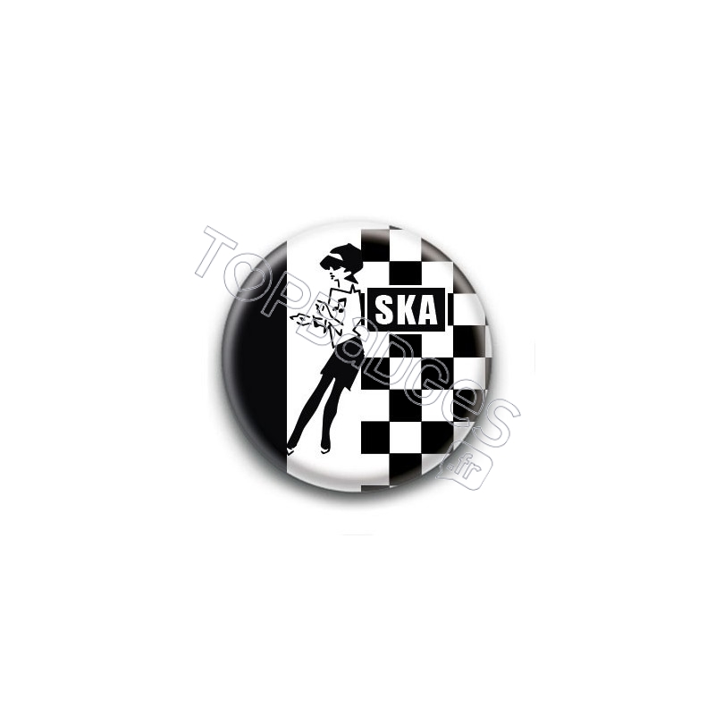 Badge Ska Girl