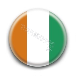 Badge Drapeau de la Côte d'Ivoire