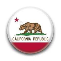 Badge Drapeau de la Californie