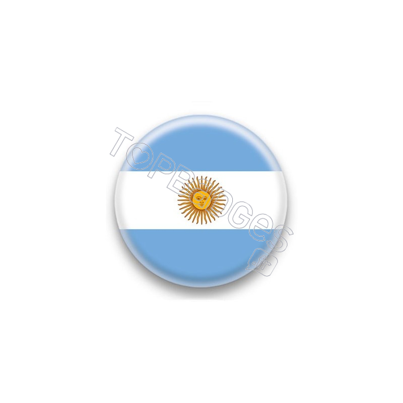 Badge Drapeau Argentine