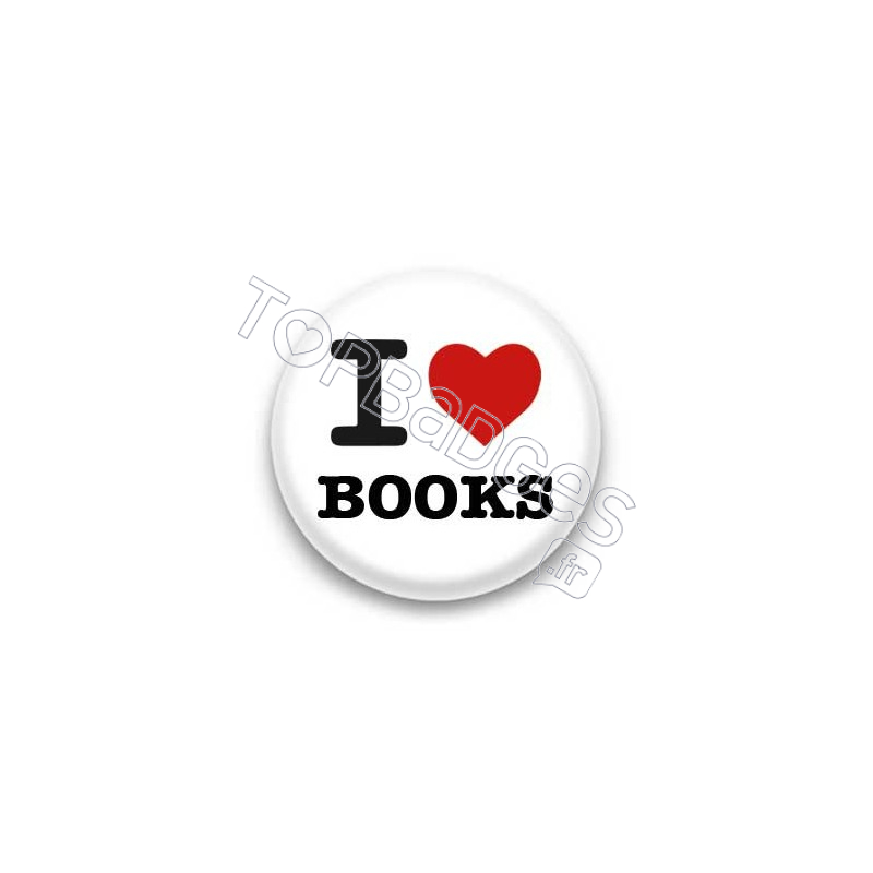 Badge I Love Books