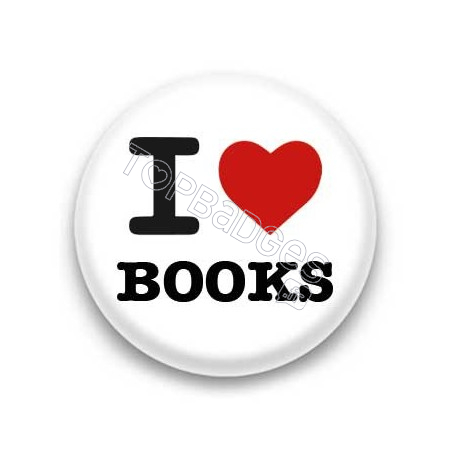 Badge I Love Books