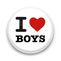 Badge I Love Boys