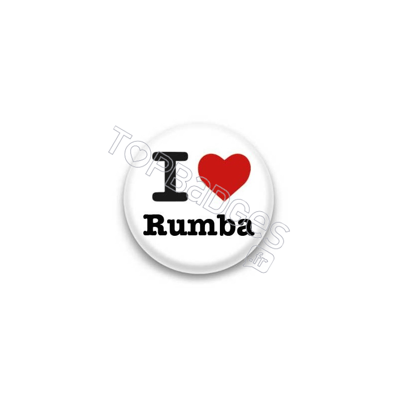 Badge I Love rumba