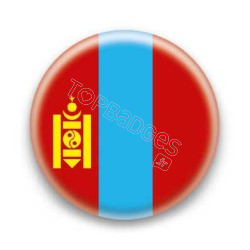 Badge Drapeau de la Mongolie