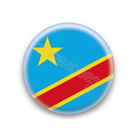 Badge Drapeau République Démocratique du Congo