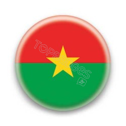 Badge Drapeau Burkina Faso