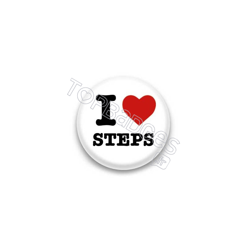 Badge I Love Steps