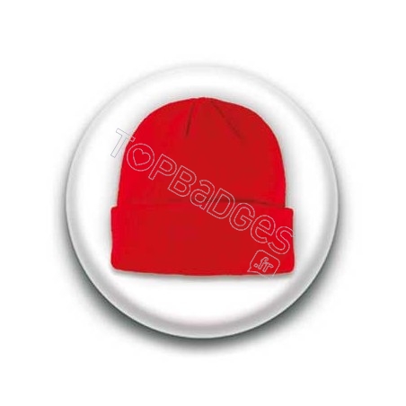 Badge bonnet rouge 