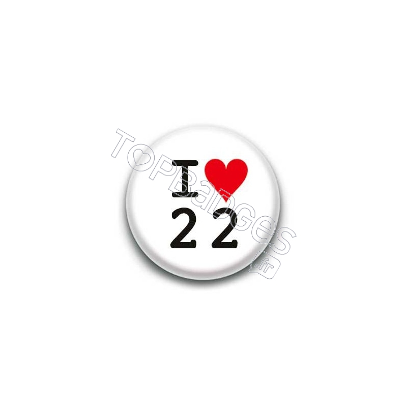 Badge I Love 22