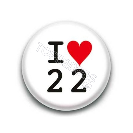 Badge I Love 22