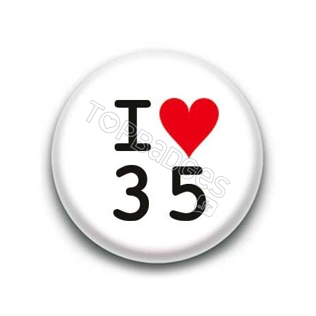 Badge I Love 35