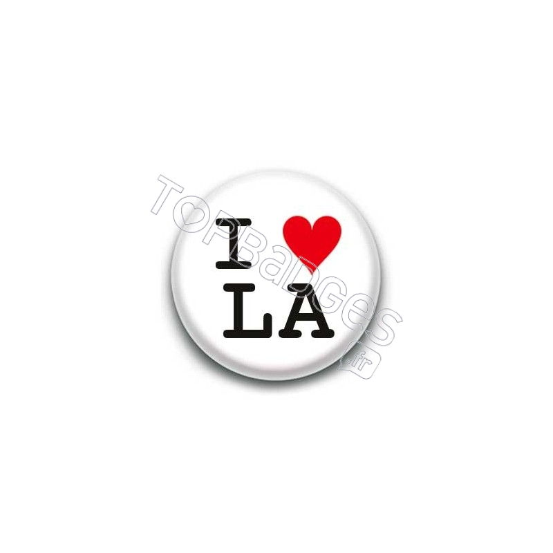 Badge I Love LA